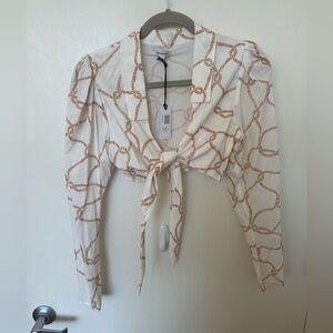 WeWoreWhat Bisou Top - Size M [NWT / Never Worn]